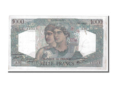 France, 1000 Francs, 1 000 F 1945-1950 ''Minerve et Hercule'', 1945, KM #130a,..