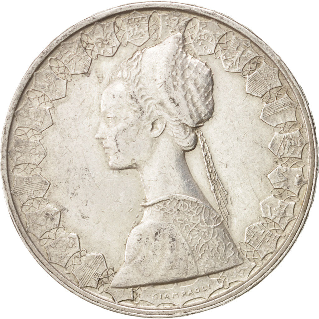 Italy, 500 Lire, 1960, Rome, EF(40-45), Silver, KM:98