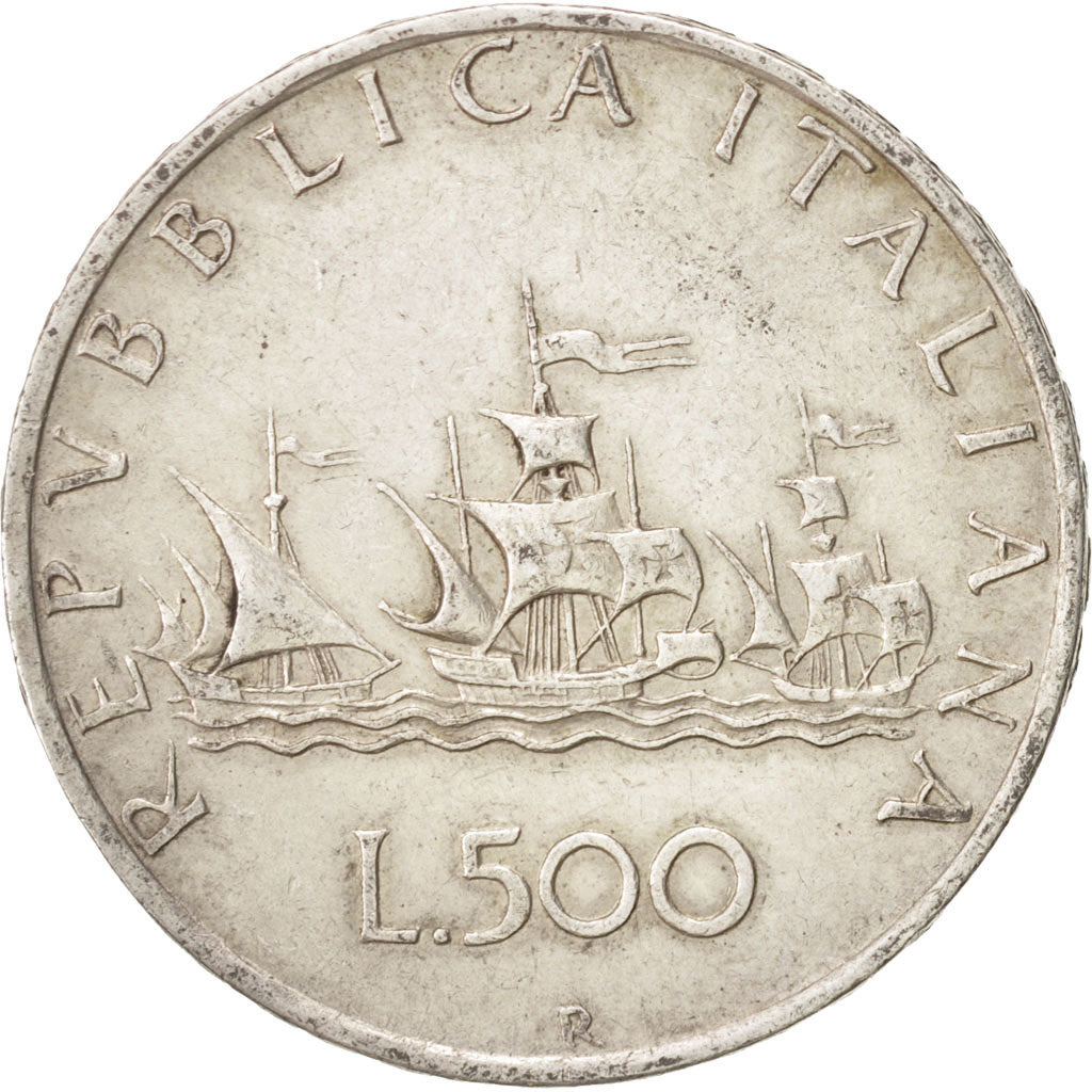 Italy, 500 Lire, 1960, Rome, EF(40-45), Silver, KM:98