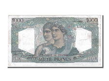 France, 1000 Francs, 1 000 F 1945-1950 ''Minerve et Hercule'', 1946, KM #130a,..