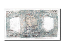 Geldschein, Frankreich, 1000 Francs, 1 000 F 1945-1950 ''Minerve et Hercule''