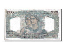 France, 1000 Francs, 1 000 F 1945-1950 ''Minerve et Hercule'', 1946, KM #130a,..
