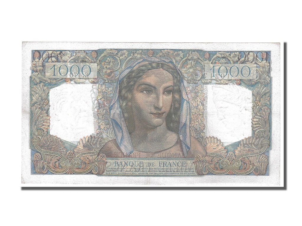 France, 1000 Francs, 1 000 F 1945-1950 ''Minerve et Hercule'', 1948, KM #130b,..