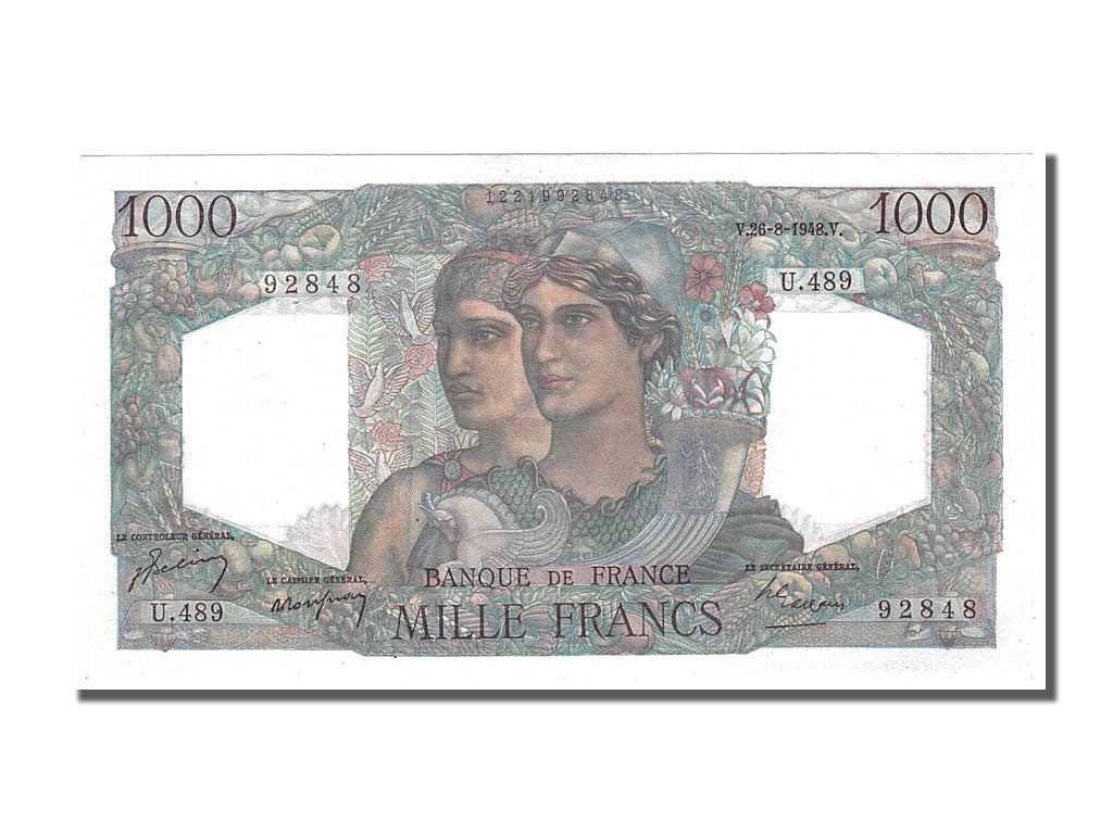 1000 Francs type Minerve et Hercule