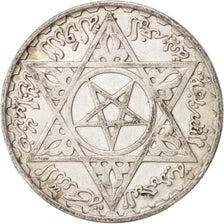 Morocco, Mohammed V, 200 Francs, 1953, Paris, VF(30-35), Silver, KM:53