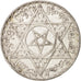 Morocco, Mohammed V, 200 Francs, 1953, Paris, VF(30-35), Silver, KM:53