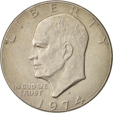 United States, Eisenhower Dollar, 1974, U.S. Mint, Denver, EF(40-45), KM 203