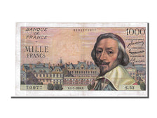France, 1000 Francs, 1 000 F 1953-1957 ''Richelieu'', 1954, KM #134a,...