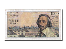 Billet, France, 1000 Francs, 1 000 F 1953-1957 ''Richelieu'', 1956, 1956-10-04