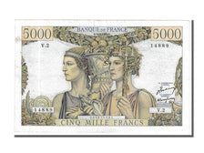 Banknote, France, 5000 Francs, 5 000 F 1949-1957 ''Terre et Mer'', 1949