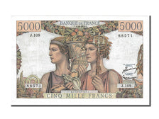 France, 5000 Francs, 5 000 F 1949-1957 ''Terre et Mer'', 1952, KM #131c,...