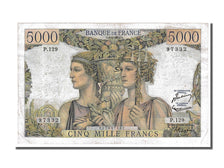 France, 5000 Francs, 5 000 F 1949-1957 ''Terre et Mer'', 1953, KM #131c,...
