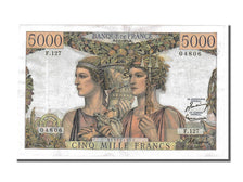Francia, 5000 Francs, 5 000 F 1949-1957 ''Terre et Mer'', 1953, KM:131c, 1953...
