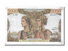 Biljet, Frankrijk, 5000 Francs, 5 000 F 1949-1957 ''Terre et Mer'', 1957