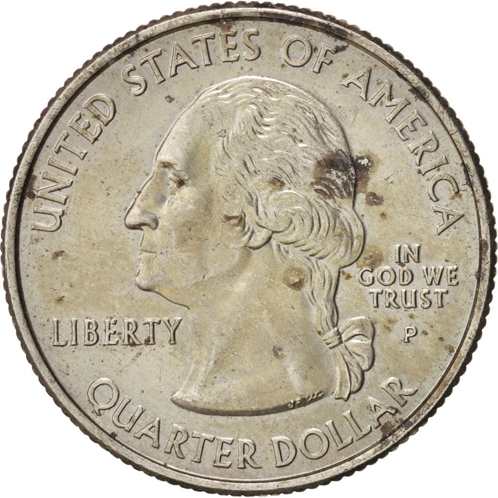 United States, Quarter, 2004, U.S. Mint, Philadelphia, AU(55-58), KM 359