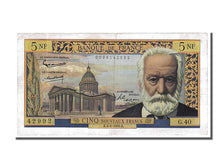 Banknote, France, 5 Nouveaux Francs, 5 NF 1959-1965 ''Victor Hugo'', 1960