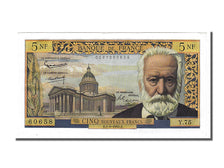 Banknote, France, 5 Nouveaux Francs, 5 NF 1959-1965 ''Victor Hugo'', 1962