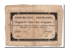 Francia, 250 Livres, 1793, Domain, KM:A75, MB+, Lafaurie:170