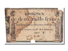 2000 Francs type Domaines Nationaux, signé Davion