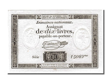 France, 10 Livres, 1792, KM #A66b, 1792-10-24, UNC(65-70), Lafaurie #161b,...