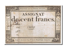 Francia, 100 Francs, 1795, Oudry, KM:A78, MB+, Lafaurie:173
