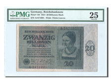 Germany, 20 Billionen Mark, 1924, KM:138, PMG VF25