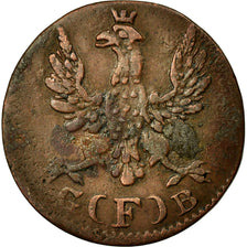 Coin, German States, FRANKFURT AM MAIN, Heller, 1819, EF(40-45), Copper, KM:301
