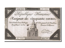 France, 50 Livres, 1792, KM #A72, 1792-12-14, EF(40-45), Lafaurie #164, France,.