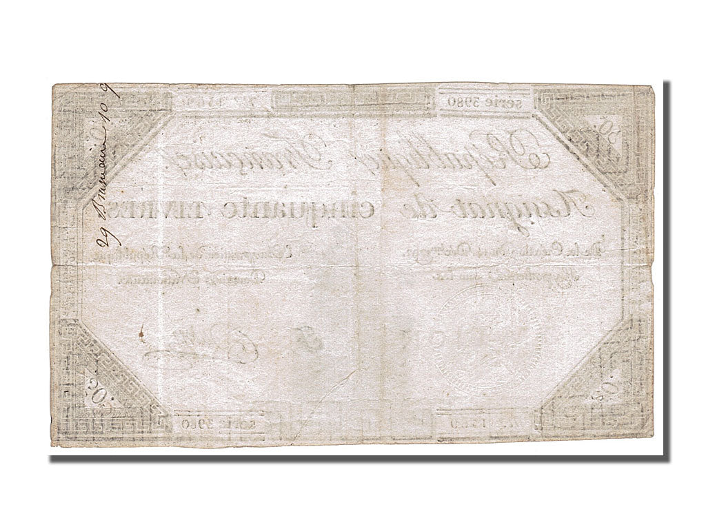 France, 50 Livres, 1792, KM #A72, 1792-12-14, EF(40-45), Lafaurie #164, France,.