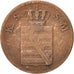 German States, SAXONY-ALBERTINE, Johann, 2 Pfennig, 1855, EF(40-45), KM 1185