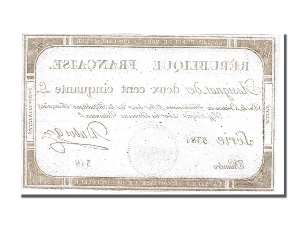 France, 250 Livres, 1793, KM #A75, 1793-09-28, EF(40-45), Lafaurie #170,...