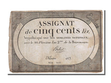 FRANCE, 500 Livres, 1794, 1794-02-08, EF(40-45), Lafaurie #172, FRANCE, 500...