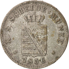 German States, SAXONY-ALBERTINE, Friedrich August II, 2 Neu-Groschen, KM 1160