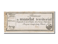 Billet, France, 25 Francs, 1796, Bugarel, SUP, KM:A83a, Lafaurie:196