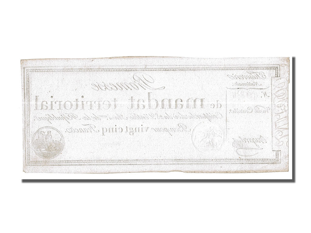 Banknote, France, 25 Francs, 1796, Bugarel, UNC(63), KM:A83a, Lafaurie:196