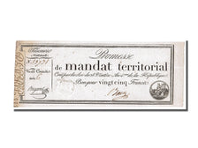 Banknote, France, 25 Francs, 1796, Bugarel, UNC(63), KM:A83b, Lafaurie:200