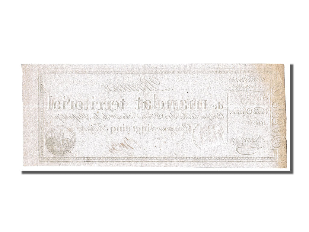 Banknote, France, 25 Francs, 1796, Bugarel, UNC(63), KM:A83b, Lafaurie:200