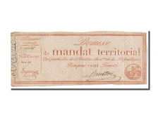 Banknote, France, 100 Francs, 1796, Bugarel, EF(40-45), KM:A84b, Lafaurie:201