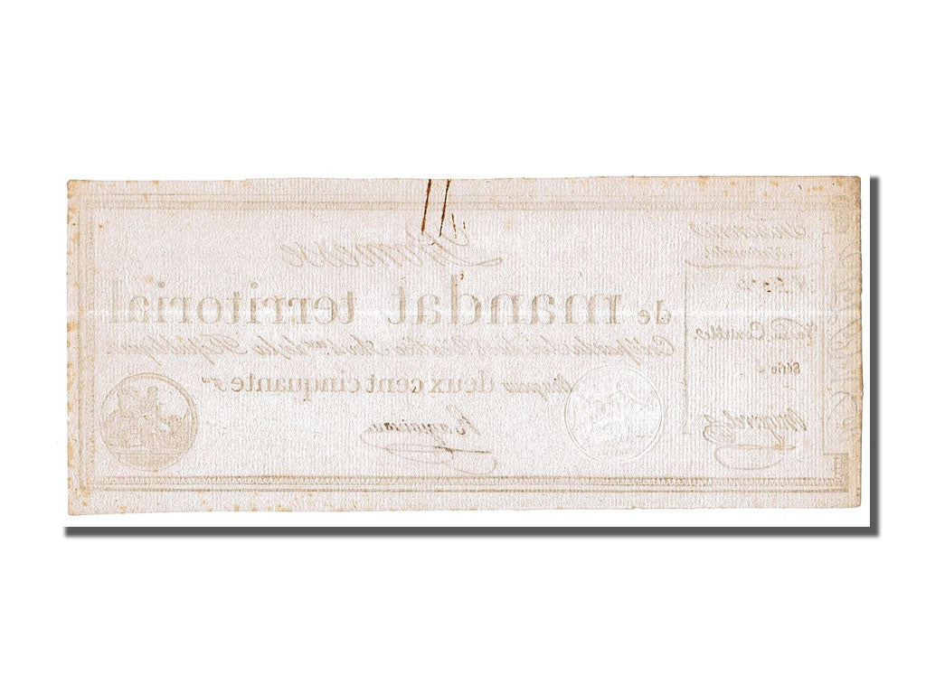 250 Francs Promesse de Mandat Territorial type Avec Série