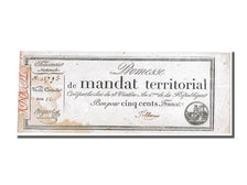 France, 500 Francs, 1796, KM #A86b, 1796-03-18, EF(40-45), Lafaurie #203,...
