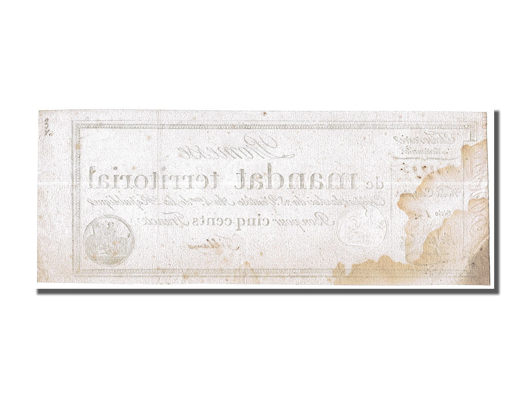 France, 500 Francs, 1796, KM #A86b, 1796-03-18, EF(40-45), Lafaurie #203,...