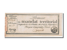 France, 500 Francs, 1796, KM #A86b, 1796-03-18, AU(55-58), Lafaurie #203,...