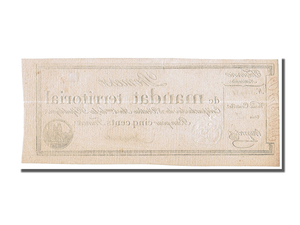 France, 500 Francs, 1796, KM #A86b, 1796-03-18, AU(55-58), Lafaurie #203,...