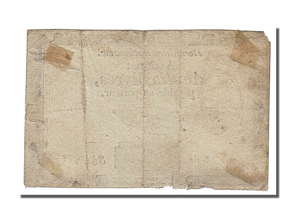 FRANCE, 10 Livres, 1792, 1792-10-24, VF(20-25), Lafaurie #161.b, FRANCE, 10...