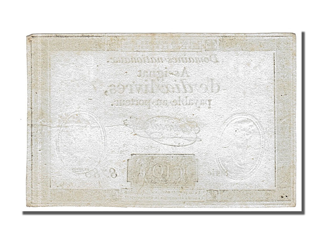 FRANCE, 10 Livres, 1792, 1792-10-24, EF(40-45), Lafaurie #161.b, FRANCE, 10...