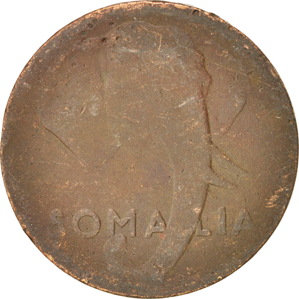 Somalia, 5 Centesimi, 1950, VF(20-25), Copper, KM:2