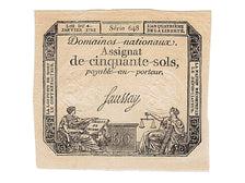 Francia, 50 Sols, 1792, 1792-01-04, SPL, Lafaurie:151