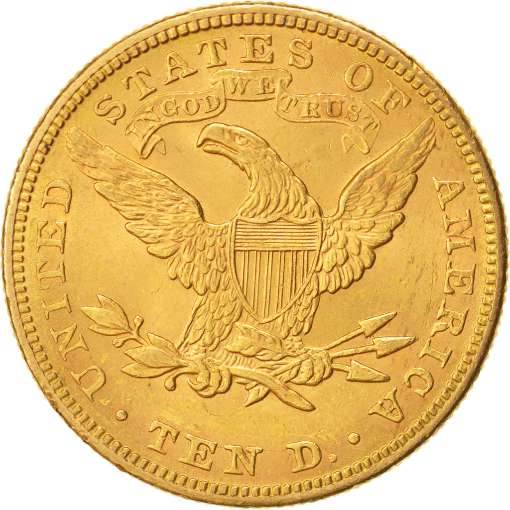 United States, Coronet Head, $10, Eagle, 1897, U.S. Mint, Philadelphia, KM 102