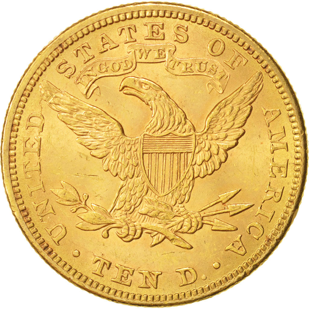United States, Coronet Head, $10, Eagle, 1881, U.S. Mint, Philadelphia, KM 102