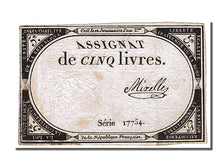 FRANCE, 5 Livres, 1793, 1793-10-31, EF(40-45), Lafaurie #171, FRANCE, 5 Livres,.